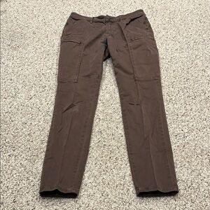 Prana Louisa Cargo Pants Sz 8 Brown Hiking Outdoor Gorpcore Pockets